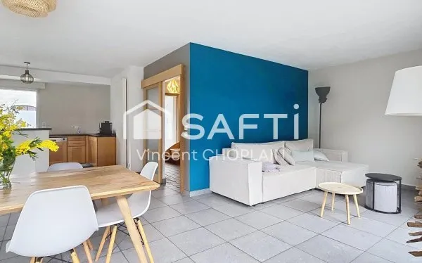 Individuel 3 chambres garage jardin METRO