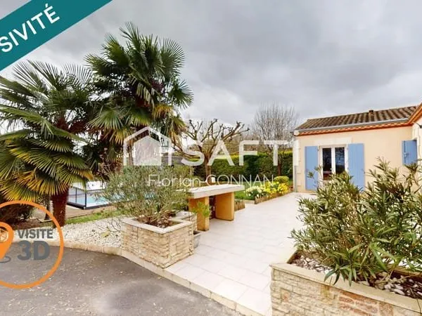 PAVILLON 5 CHAMBRES avec PISCINE