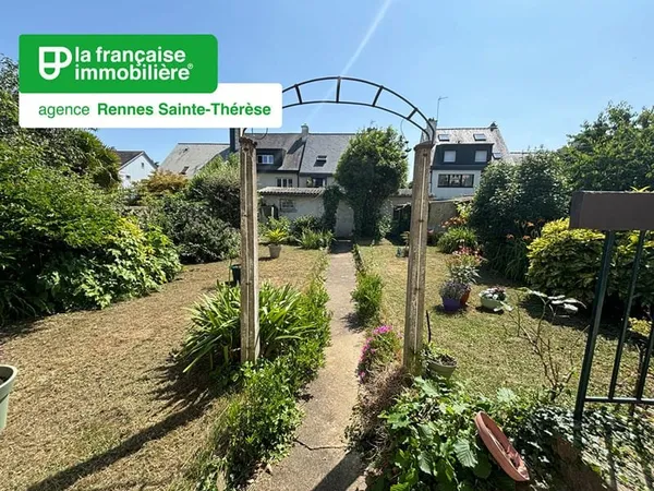 Maison type 5 - Jardin sud à deux pas de métro - Quartier Clémenceau - Rennes