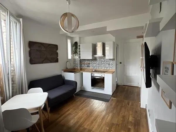 Appartement - 6ème étage - 27,39 m2 - 2 pièces - Meublé