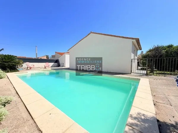 VILLA PLAIN PIED, 4 PIECES AVEC PISCINE ET GARAGE A CANOHES