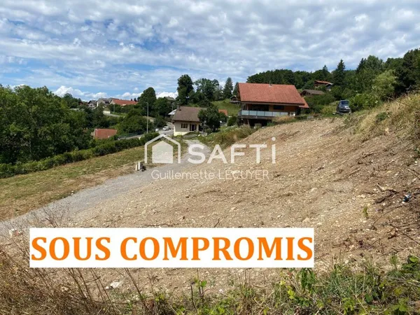 Terrain constructible 544m2 viabilisés
