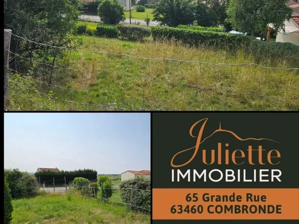 Terrain constructible de 874m2