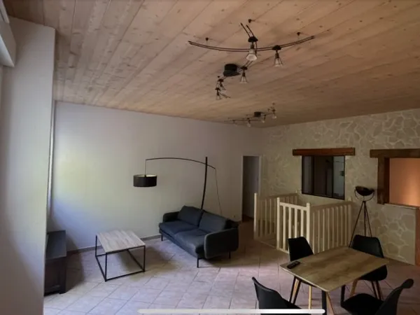 Meublé de 120m², 4 chambres avec jardin