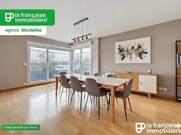 A VENDRE - MORDELLES - Appartement T3 lumineux avec terrasse, garage et ascenseur