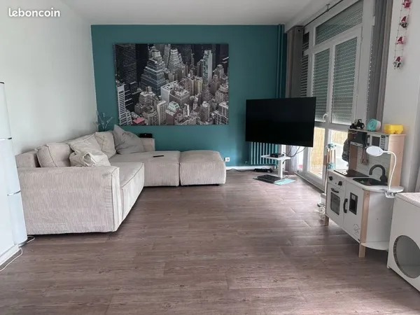 🏡 T4 meublé 87,5 m² - Balcon, garage, tram au pied - Saint-Étienne 🏡