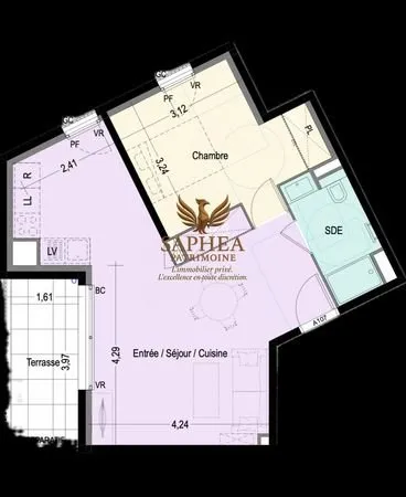 Appartement 2 pièces 49 m²
