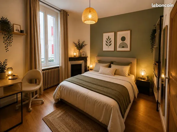 Chambre meublée premium - 10 min gare Montargis - tout inclus