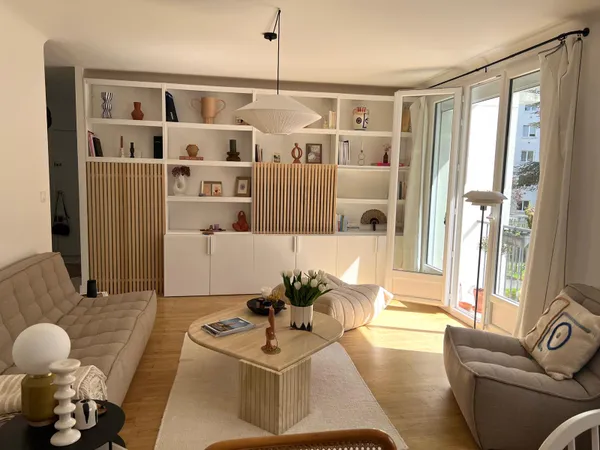 Loue appartement T3 meublé Nantes Canclaux/ Mellinet avec balcon et jardin + Parking