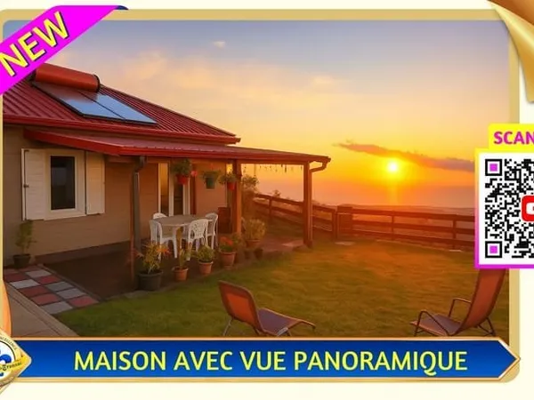 MAISON AVEC VUE MER PANORAMIQUE À SAINT-PAUL