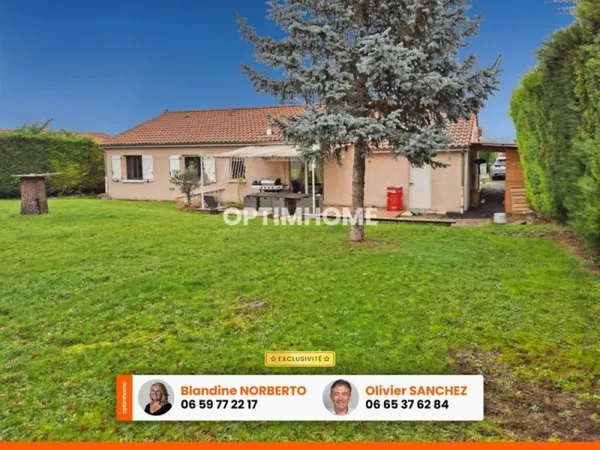 Maison de plain-pied T5 128m² à Vertaizon