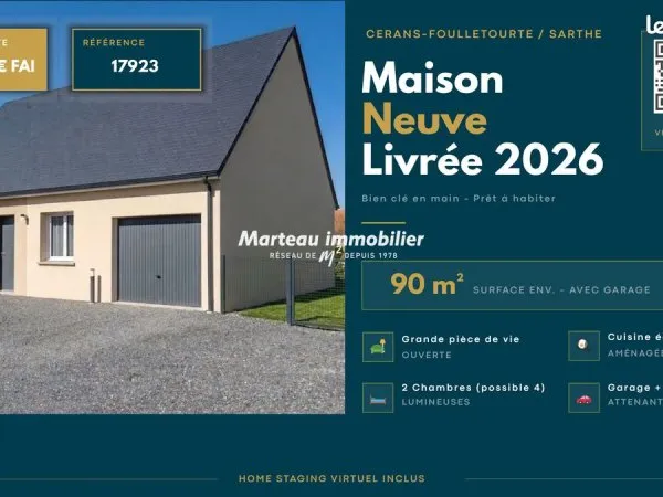Maison 3 pièces 89 m²