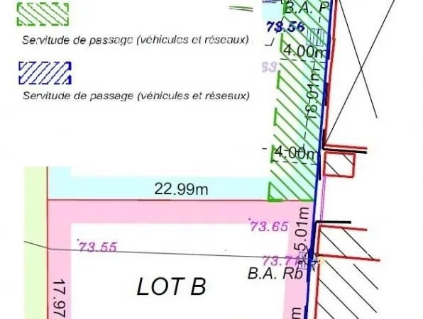 Terrain 400 m² Hostens