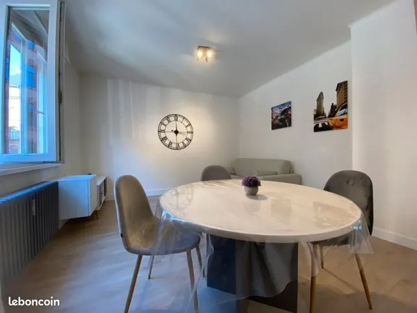 Colmar Gare - Appartement traversant meublé, cuisine équipée, parking facile, aucun travaux