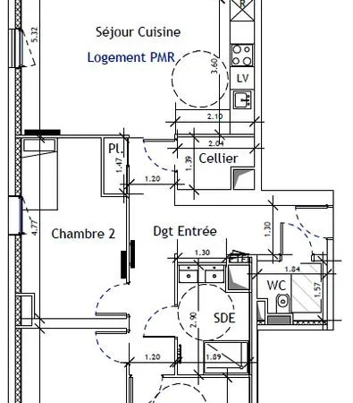 T4 Meublé - PERROS-GUIREC - à moins de 150m de la plage de Trestraou [Appartement 44]