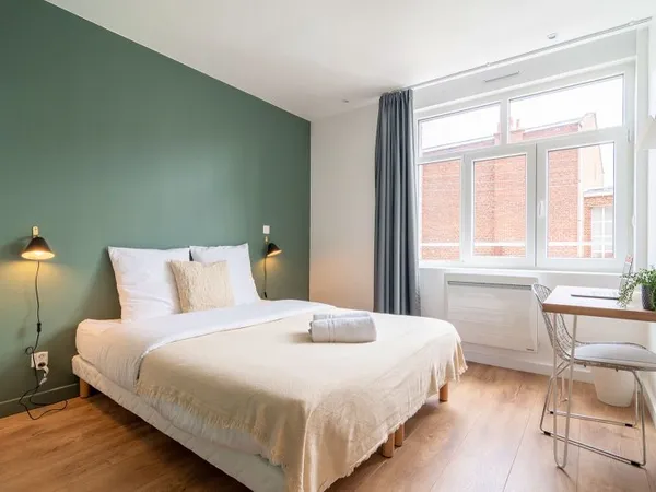 Loue 7 chambres meublées pour colocation à Lille-Lomme Bourg (59)