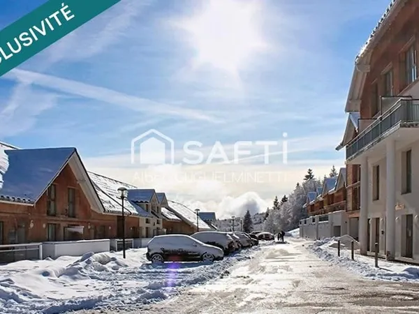 À vendre - Appartement T2 meublé à La Féclaz (Massif des Bauges, Savoie)