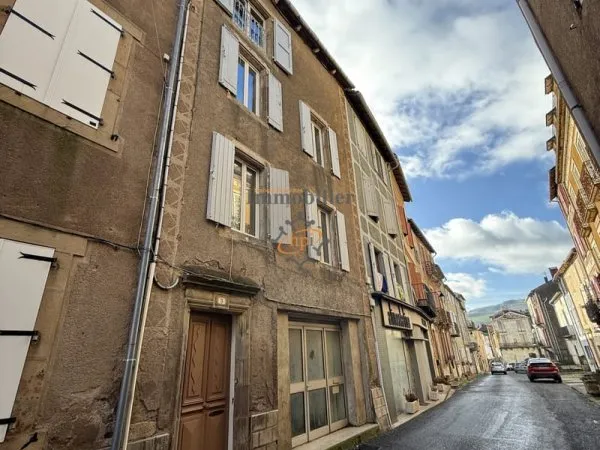 Location maison de ville meublée, St Sernin / Rance