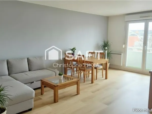 T2 de 48m², avec balcon et parking, au jardin des plantes