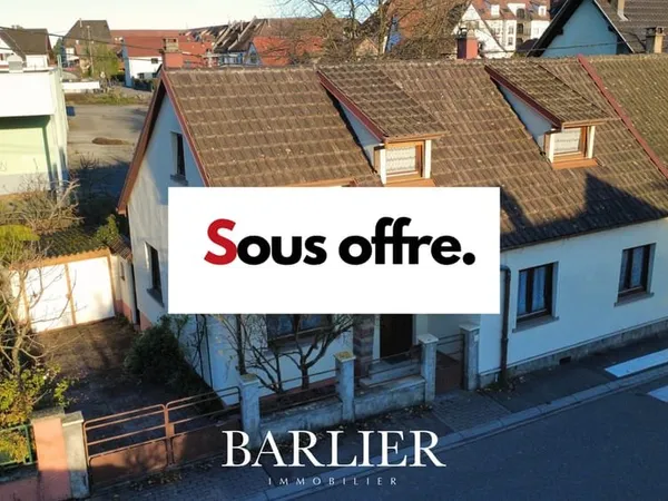 BENFELD : Maison accolée de 102 m2 avec jardin et garage