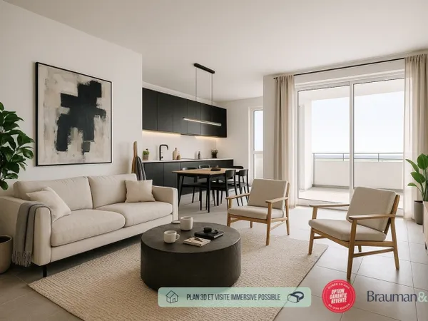 4 PIÈCES de 83m² + EXT(s) de 80m² + PKG(s)