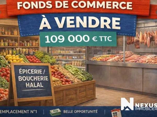 FONDS DE COMMERCE - ÉPICERIE ORIENTALE & BOUCHERIE HALAL -