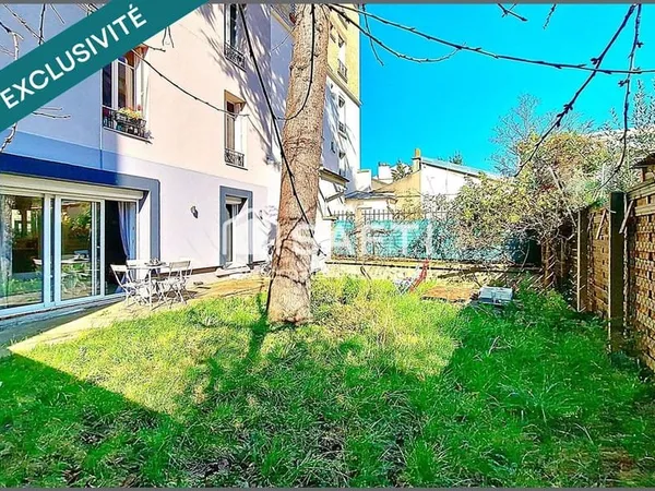 2P CALME et LUMINEUX AVEC JARDIN 71 m2 + CAVE.