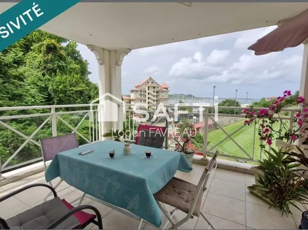 En exclusivité au Marin - T2 vue mer avec terrasse et locataire en place