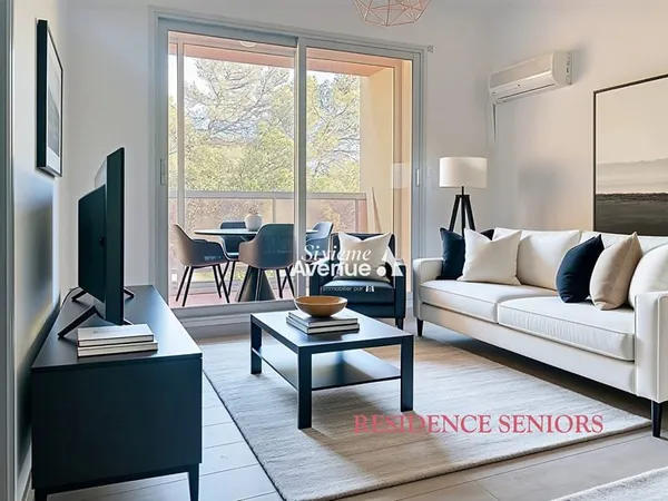 Appartement Grasse studio de 27 m² avec une cave - Résidence Séniors .