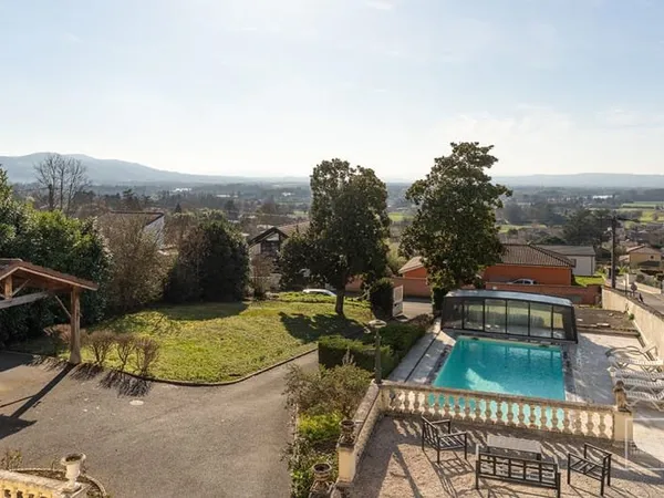REYRIEUX - MAISON BOURGEOISE, VUE PANORAMIQUE, 300m², JARDIN & PISCINE