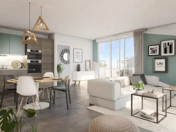 Appartement 2 pièces 45 m²