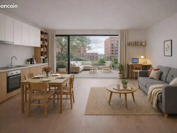Studio 1 pièce 32 m²