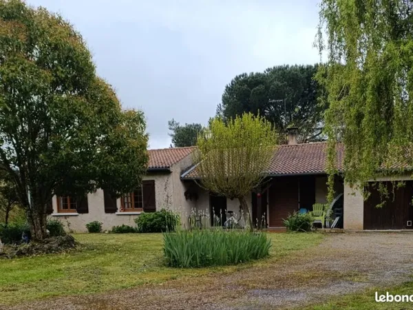 Maison 3 chambres, terrain 3000m2