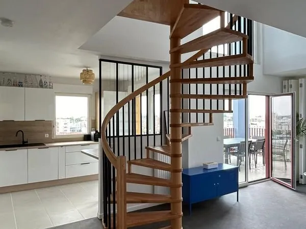 Appartement duplex 5p 102m2 terrasse 15m2 vue panoramique sur paris et la seine