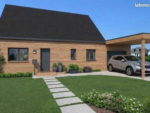 Maison avec terrain 4 pièces 74m²