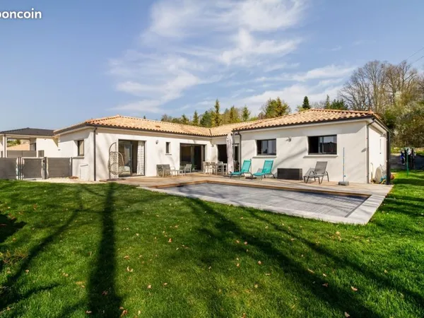 Maison contemporaine 120 m2 et garage