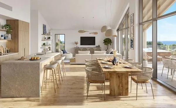 La Ciotat domaine privé au Baguier avec piscine et vue mer