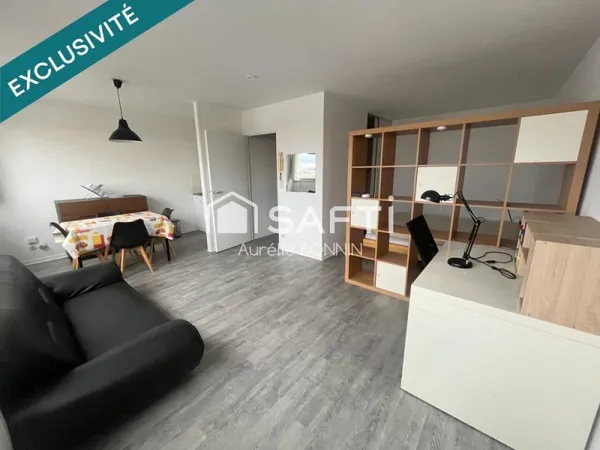 Talence - Appartement de 36m² hab vendu libre avec parking couvert