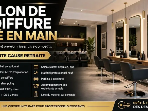 LOCAL COIFFURE CLÉ EN MAIN