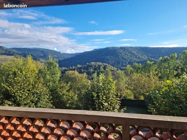 Vue panoramique plein sud - Grande maison de caractère + appartement indépendant - proche La Bourbou