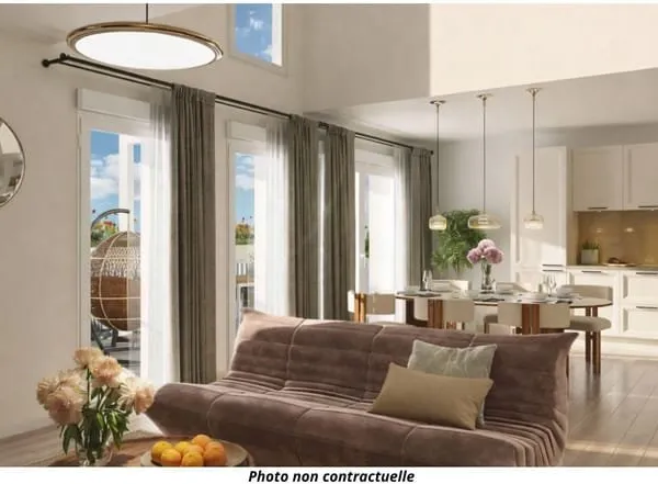 T3 parking et terrasse Écoquartier Vetrotex à Chambéry