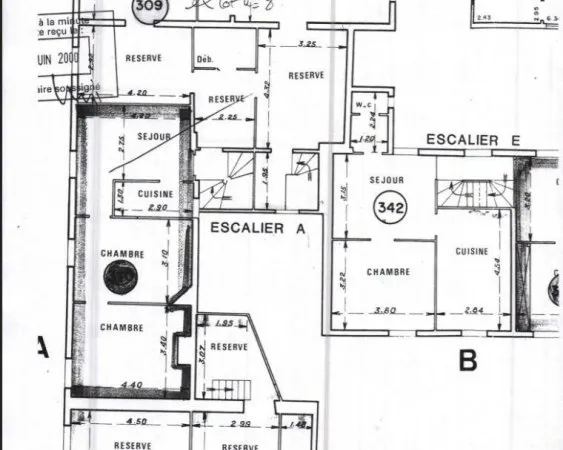Fonds de commerce 4 pièces 180 m²