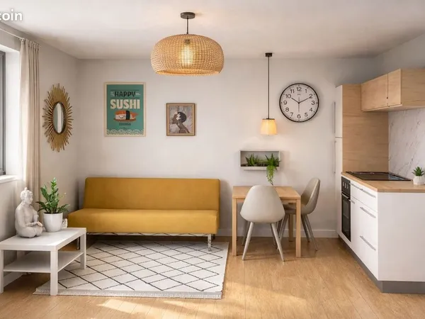 Magnifique T2 rénové de 42 m² - Centre Historique Ecusson