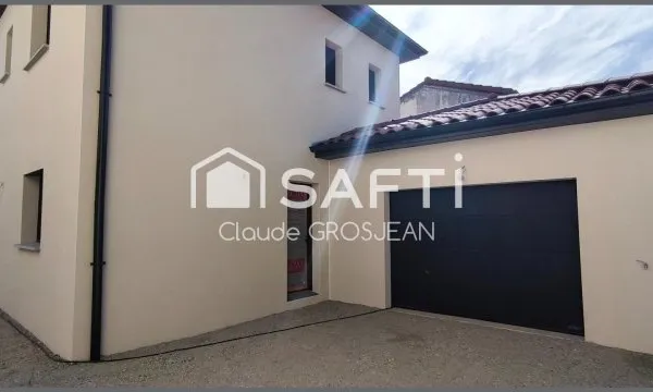 Villa neuve T4 de 105 m² avec terrain clos et garage