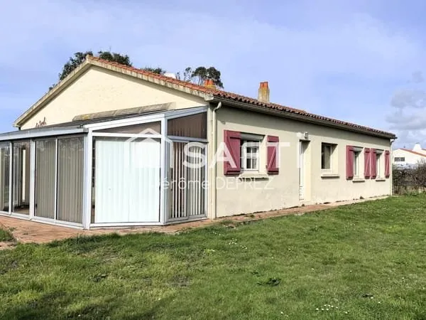Maison plain-pied proche centre-ville et plage