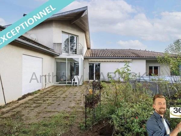 Pièce de vie + cuisine = 62m²