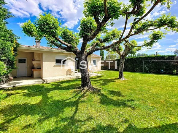 Plain pied, 3 chambres + garage, au calme