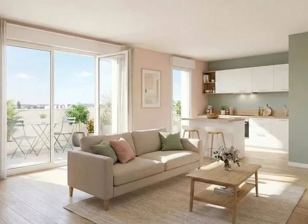 Appartement 3 pièces 62 m²