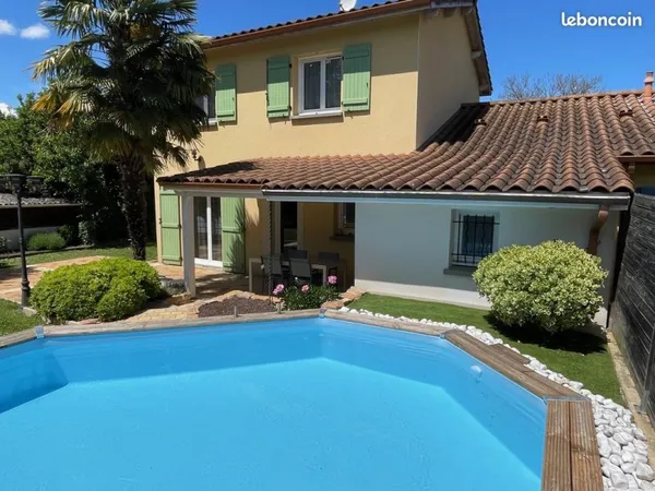 Maison 5 pièces, 95 m² - 3 chambres + Bureau - Trévoux