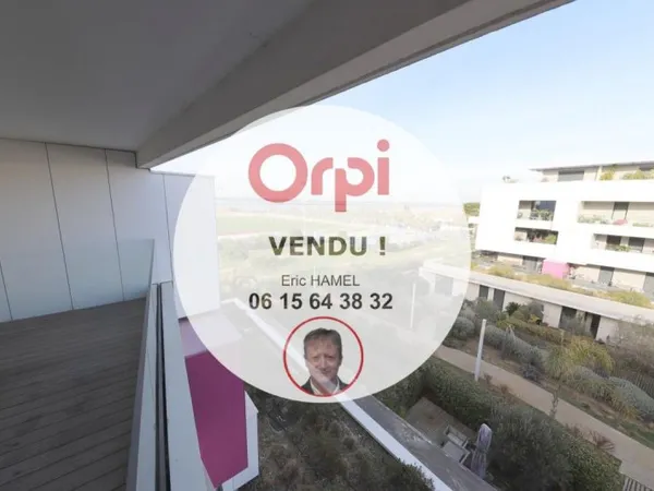 Appartement à vendre 2 pièces + grande terrasse + parking privé à Palavas les Flots